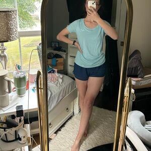 Like new Light Blue Nike running shirt short sleeve